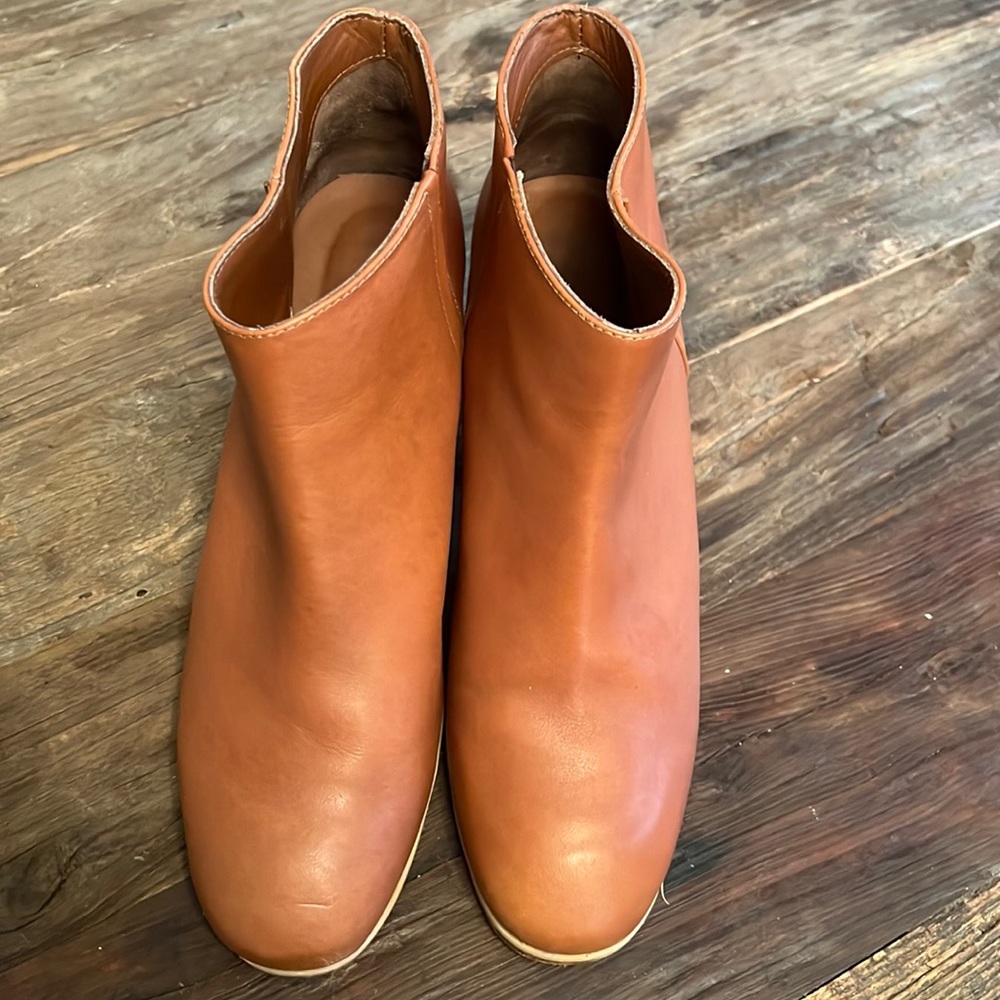 Rachel Comey Mars leather bootie with Cuban heel